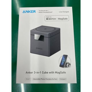 アンカー(Anker)のANKER 3-in-1 CUBE with MagSafe(バッテリー/充電器)