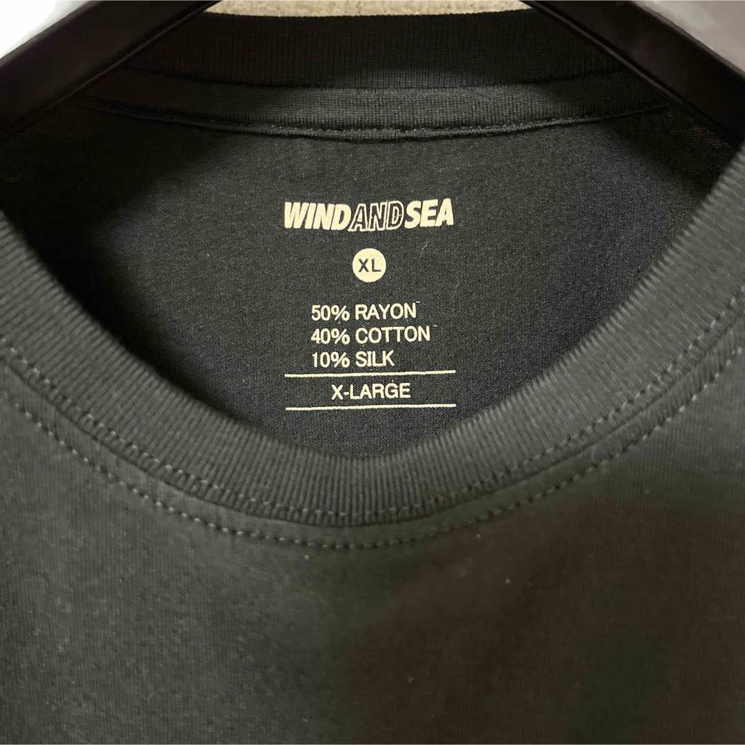 WIND AND SEA(ウィンダンシー)のWIND AND SEA Tシャツ XL ブラック　梅田阪急限定 メンズのトップス(Tシャツ/カットソー(半袖/袖なし))の商品写真