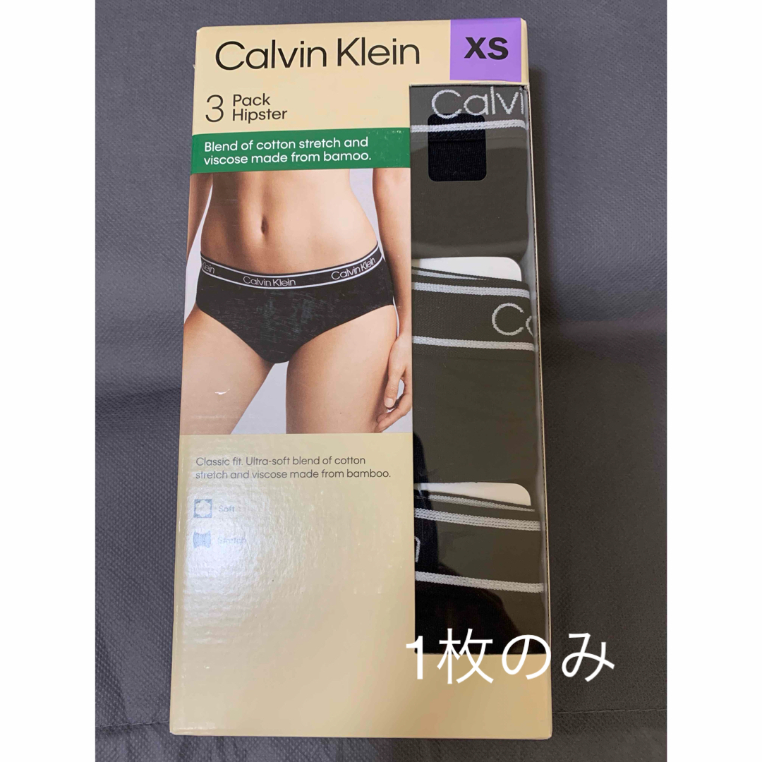 Calvin Klein(カルバンクライン)の新品カルバンクラインCalvin Klein下着ショーツ XSブラックレディース レディースの下着/アンダーウェア(ショーツ)の商品写真