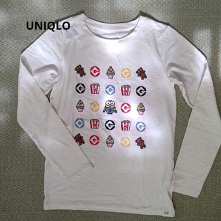 ユニクロ(UNIQLO)のUNIQLO ﾋｰﾄﾃｯｸ ミニオンズキッズ長袖シャツ150(Tシャツ/カットソー)