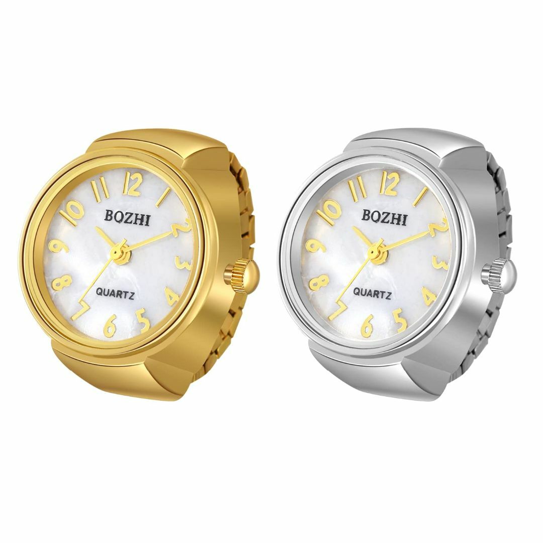 色:aＪＥＷＥＬＲＹＷＥ 指輪 貝殻時計 リングウォッチ フリーサイズ リン メンズの時計(その他)の商品写真