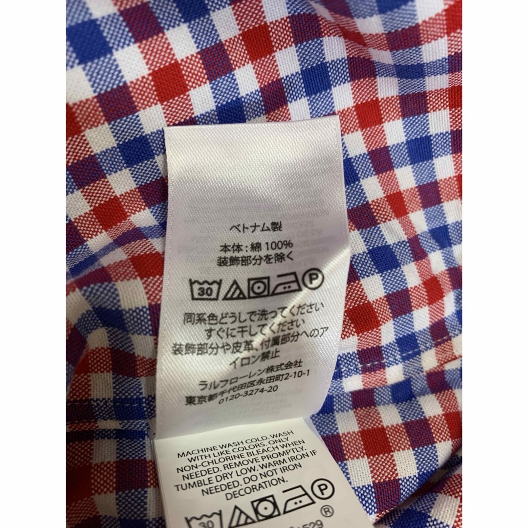 POLO RALPH LAUREN(ポロラルフローレン)のポロラルフローレン　赤青ギンガムチェックシャツ メンズのトップス(シャツ)の商品写真
