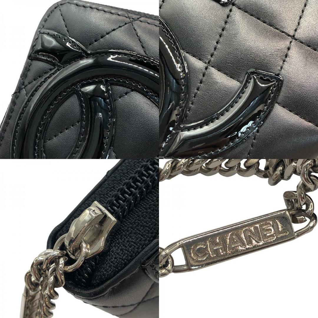 CHANEL(シャネル)の　シャネル CHANEL カンボンライン ロングジップウォレット A50078 ブラック/ブラック ラムスキン/エナメル レディース 長財布 レディースのファッション小物(財布)の商品写真