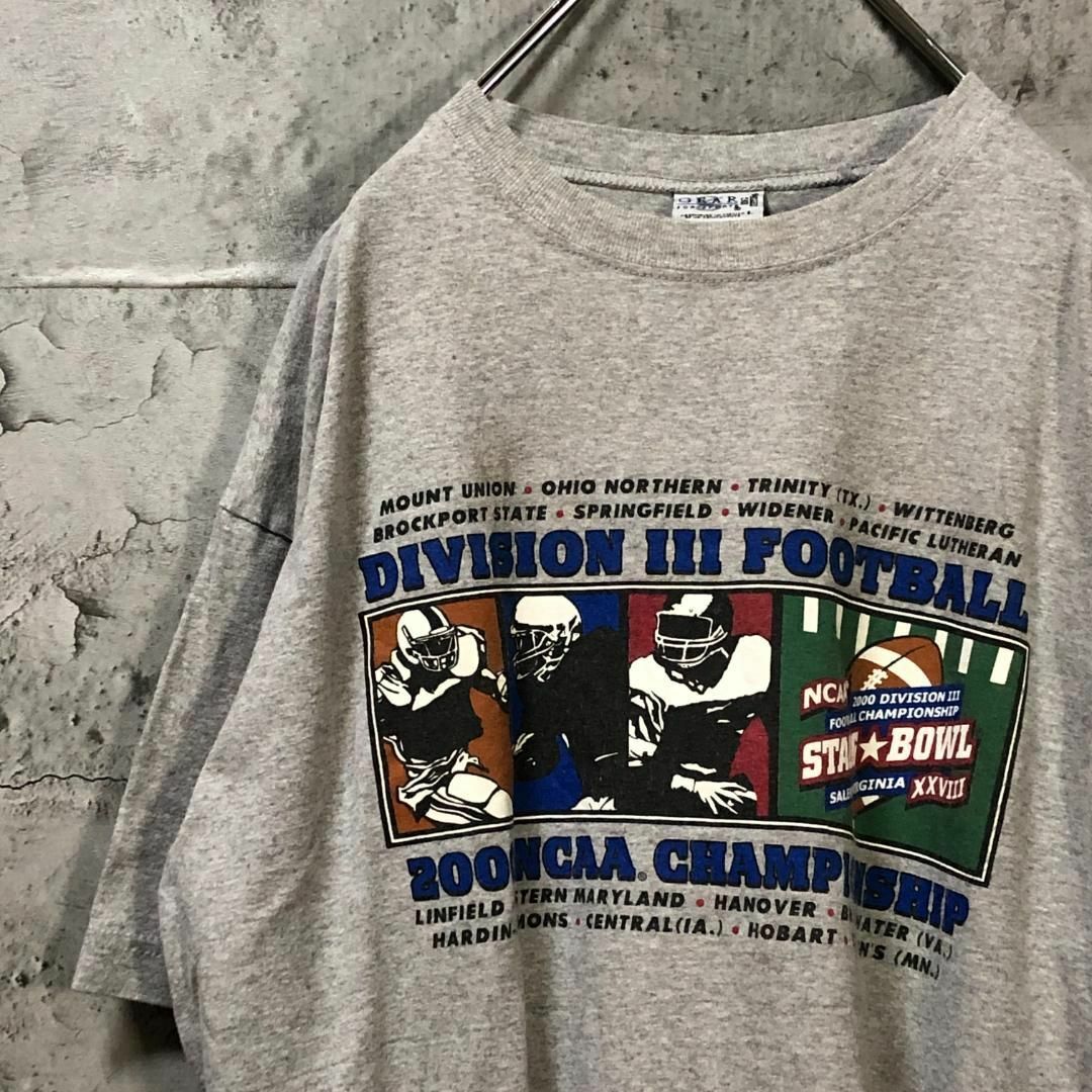 00s DIVISION III FOOTBALL フットボール Tシャツ メンズのトップス(Tシャツ/カットソー(半袖/袖なし))の商品写真