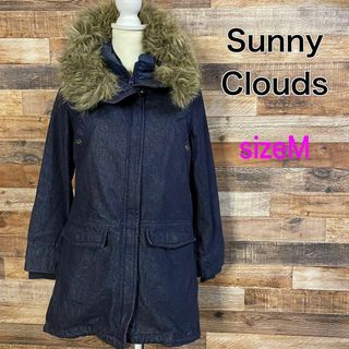 サニークラウズ(Sunny clouds（FELISSIMO）)のsunny Clouds デニム風味のモッズコート　レディースM(モッズコート)