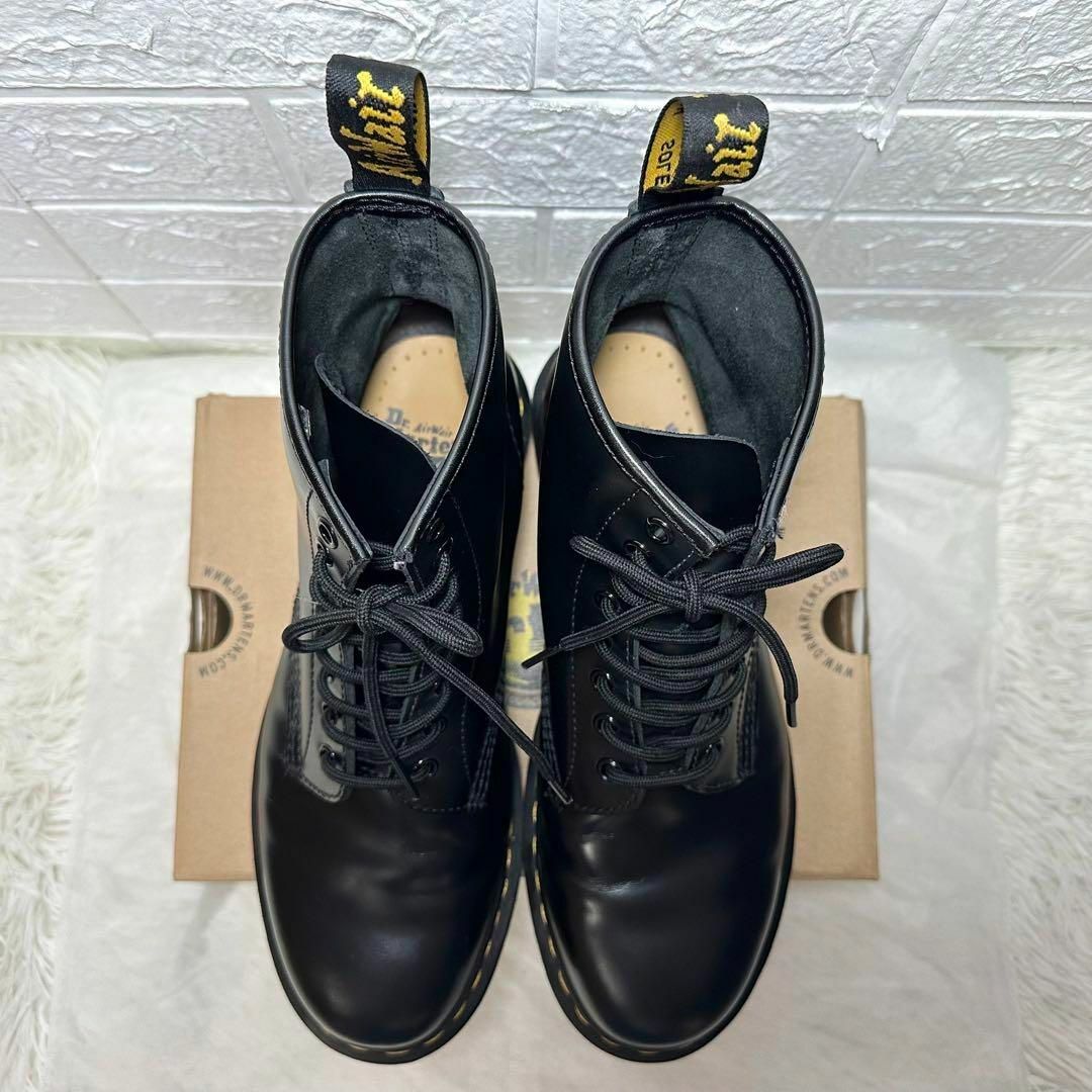 Dr.Martens(ドクターマーチン)の美品✨Dr. Martens 8ホールブーツ　ブラック　レザー　UK9 メンズの靴/シューズ(その他)の商品写真