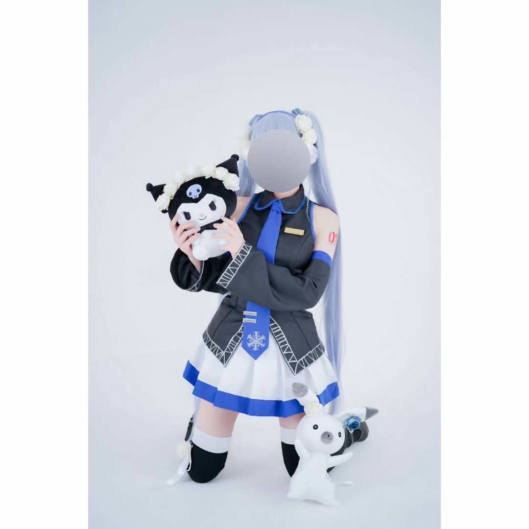 [コスプレ衣装] 雪ミク×クロミ コラボバージョン エンタメ/ホビーのコスプレ(衣装一式)の商品写真