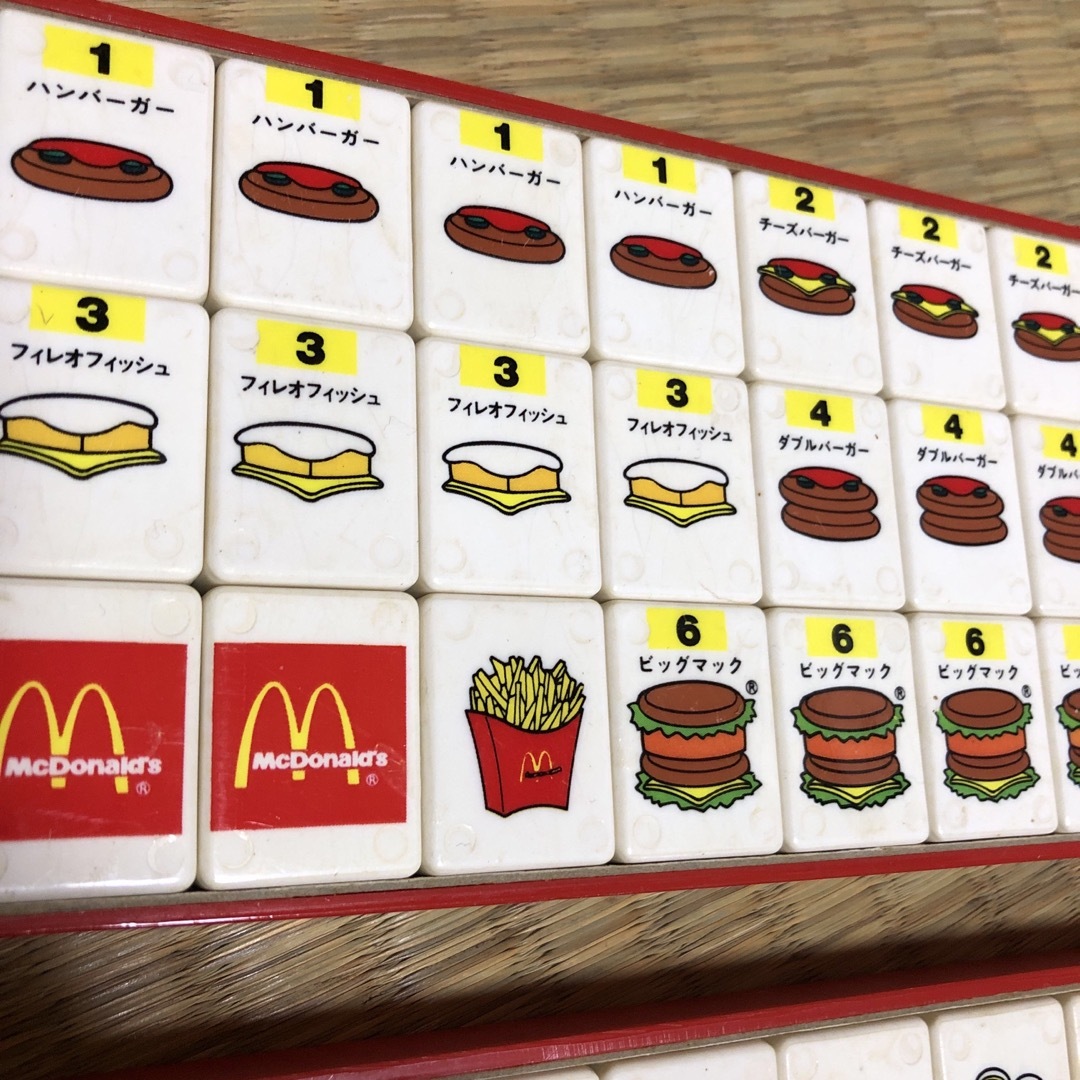 マクドナルド　ドンジャラ牌 エンタメ/ホビーのテーブルゲーム/ホビー(その他)の商品写真