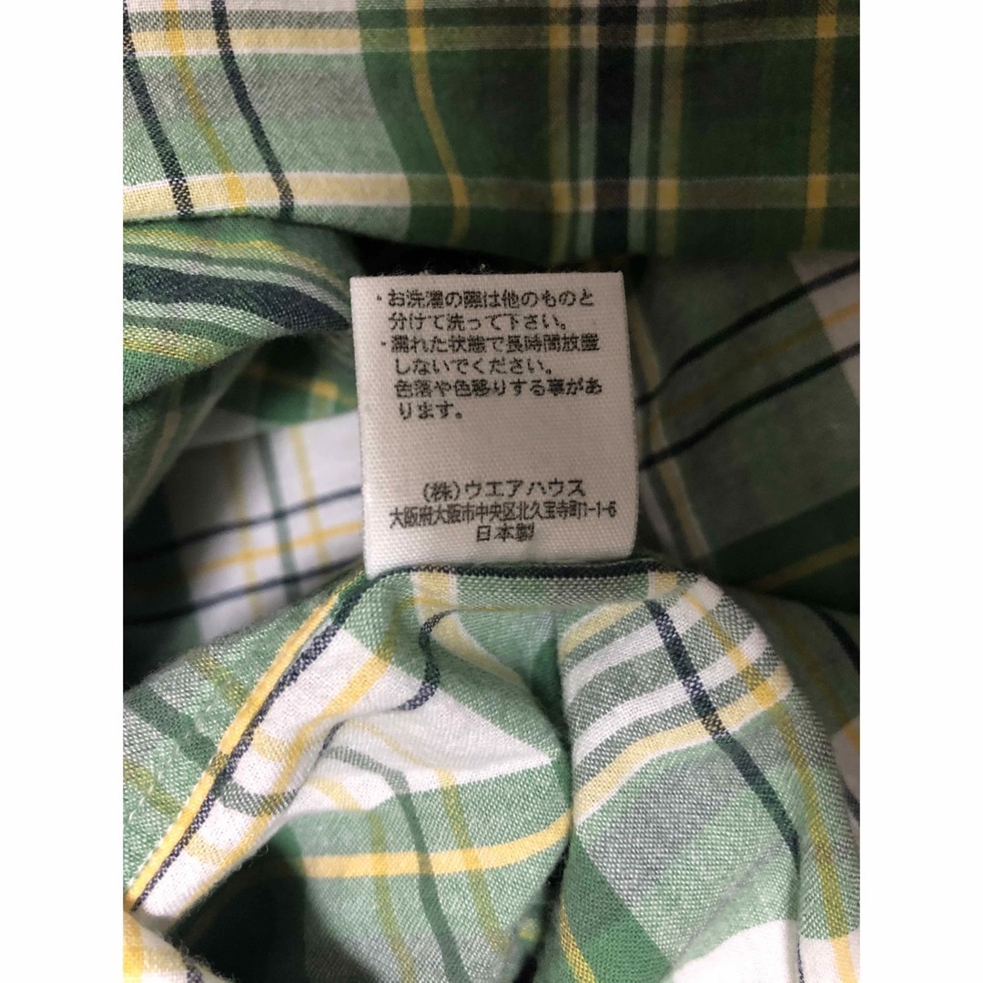 WAREHOUSE(ウエアハウス)のWAREHOUSE　ウエアハウス半袖チェックシャツ メンズのトップス(シャツ)の商品写真