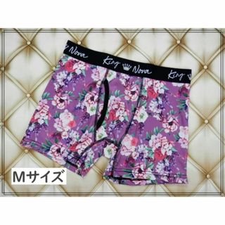 PM12-M ボクサーパンツ アンティーク花柄 ストレッチ素材 履き心地抜群(ボクサーパンツ)