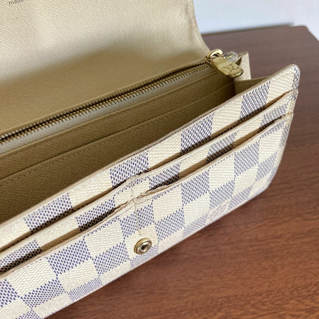 LOUIS VUITTON(ルイヴィトン)のLouis Vuitton  ダミエ アズール ポルトフォイユサラ 長財布 レディースのファッション小物(財布)の商品写真