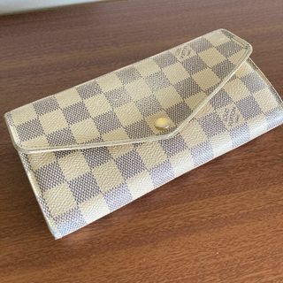 ルイヴィトン(LOUIS VUITTON)のLouis Vuitton  ダミエ アズール ポルトフォイユサラ 長財布(財布)