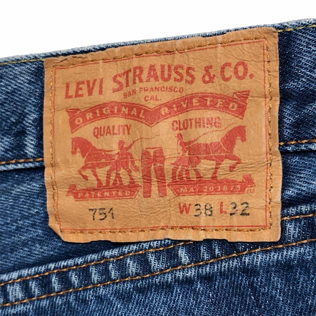 Levi's(リーバイス)のリーバイス751 W38 ユーロ デニム ジーンズ ストレート y45 メンズのパンツ(デニム/ジーンズ)の商品写真