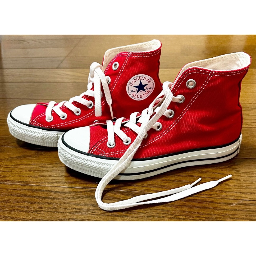 ALL STAR（CONVERSE）(オールスター)の赤コンバースオールスター　ハイカット レディースの靴/シューズ(スニーカー)の商品写真