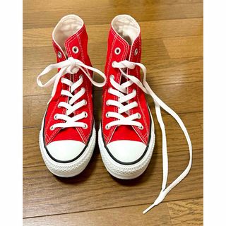 オールスター(ALL STAR（CONVERSE）)の赤コンバースオールスター　ハイカット(スニーカー)