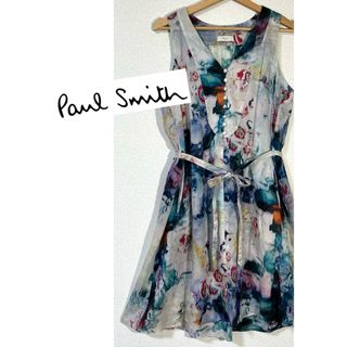 ポールスミス(Paul Smith)のPaul Smith ワンピース　ノースリーブ(ひざ丈ワンピース)