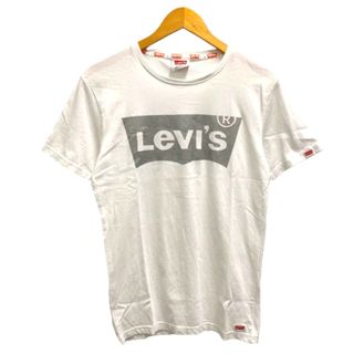 Levi's - Levi's Ｔシャツ ロゴ プリント 半袖 M ホワイト シルバー