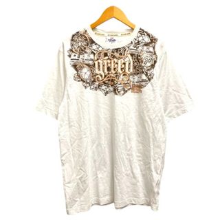 アザー(other)のecko unltd Ｔシャツ プリント 半袖 M ホワイト ブラウン ゴールド(Tシャツ(半袖/袖なし))