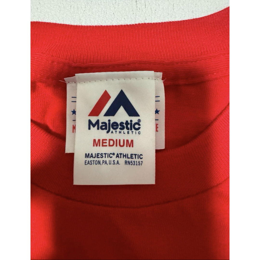 Majestic(マジェスティック)の大谷翔平　エンゼルス×日本ハム　majestic製コラボTシャツ　Mサイズ　新品 スポーツ/アウトドアの野球(記念品/関連グッズ)の商品写真