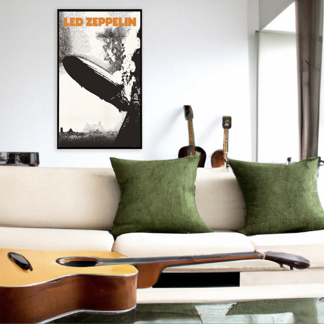 LED ZEPPELIN レッドツェッペリン ポスター 61×91.5cm エンタメ/ホビーのタレントグッズ(ミュージシャン)の商品写真