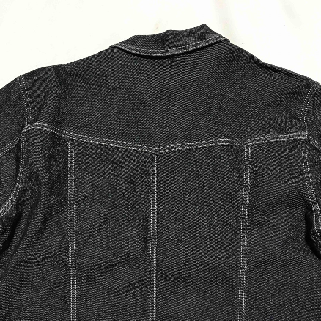 y2k フェアリーコア デニムジャケット Gジャン　花モチーフ レディースのジャケット/アウター(Gジャン/デニムジャケット)の商品写真
