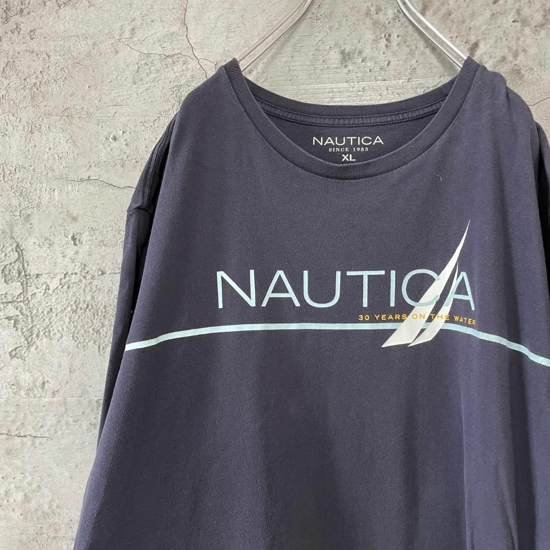 NAUTICA(ノーティカ)のNAUTICA デカロゴ USA輸入 オーバーサイズ Tシャツ メンズのトップス(Tシャツ/カットソー(半袖/袖なし))の商品写真