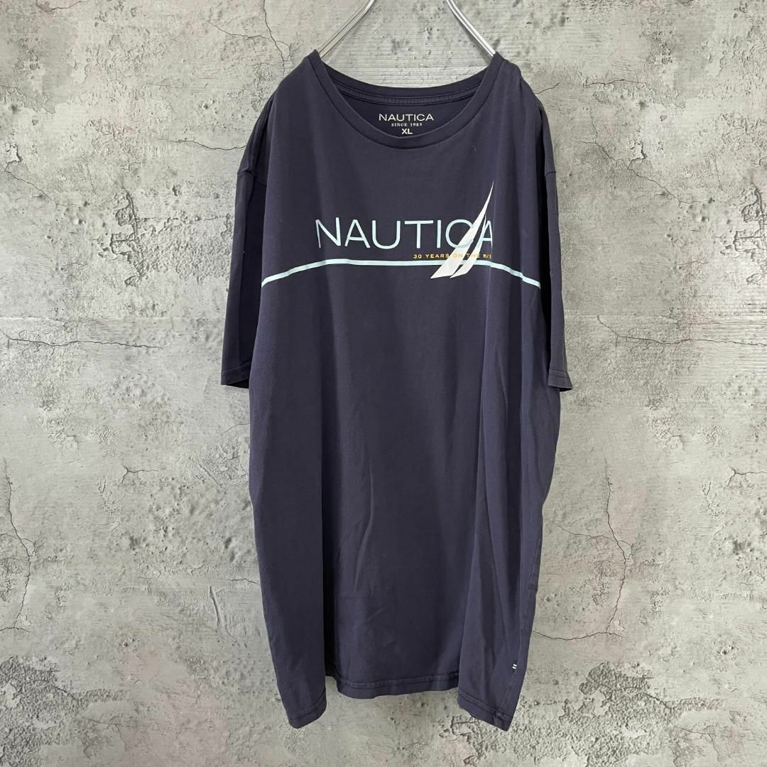 NAUTICA(ノーティカ)のNAUTICA デカロゴ USA輸入 オーバーサイズ Tシャツ メンズのトップス(Tシャツ/カットソー(半袖/袖なし))の商品写真