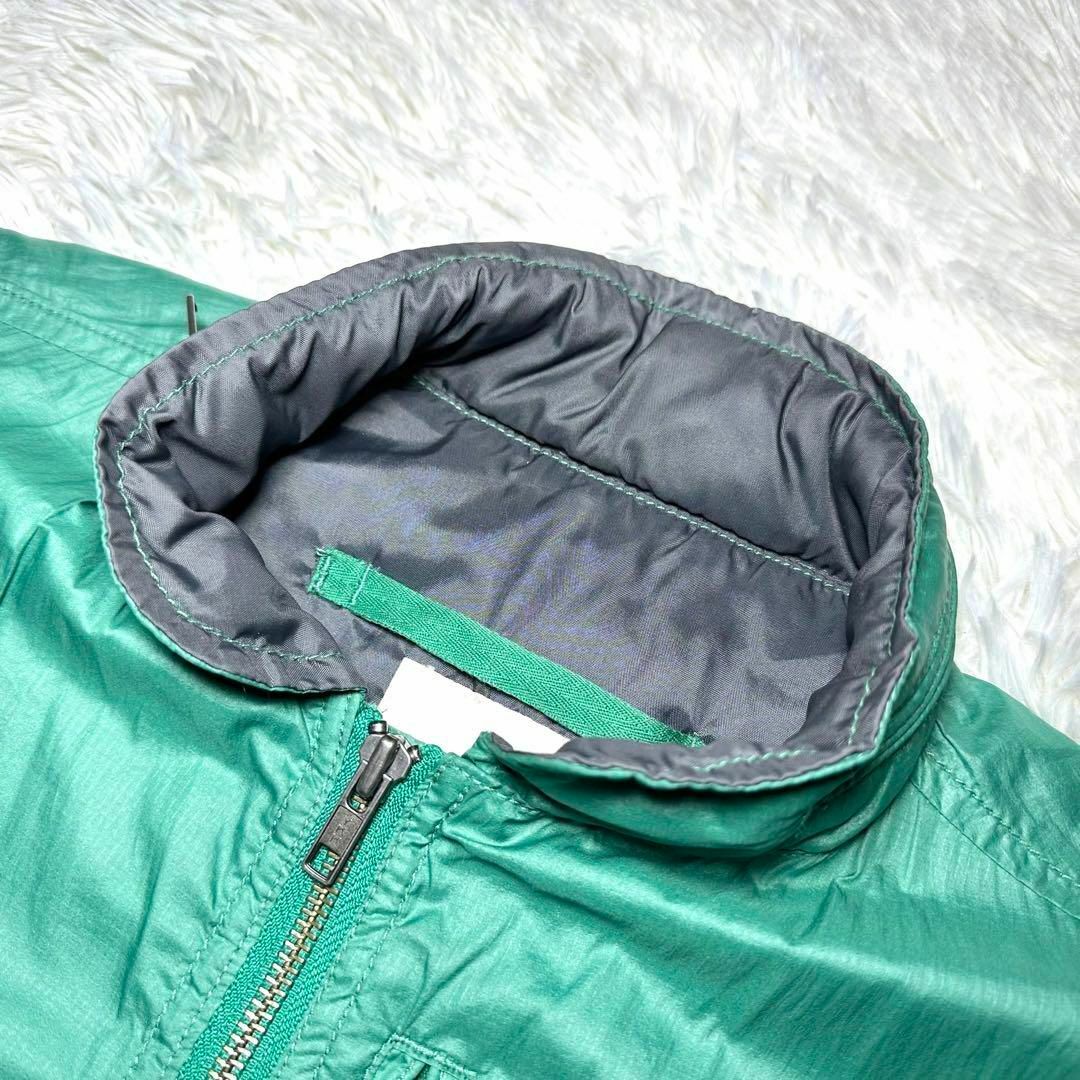 DIESEL(ディーゼル)のディーゼル　ナイロンジャケット　ウインドブレーカー　緑　裏地総柄 メンズのジャケット/アウター(ナイロンジャケット)の商品写真