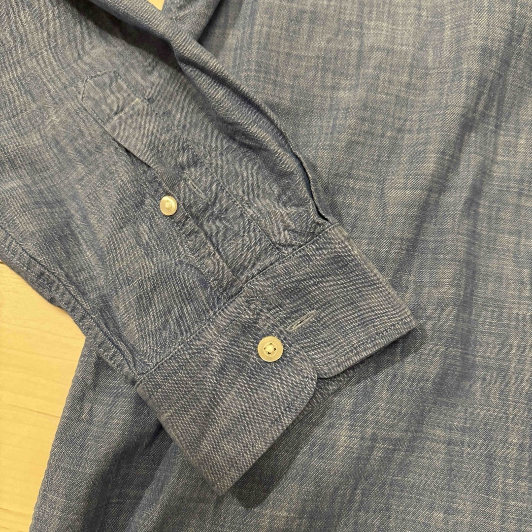 GAP(ギャップ)のGAP MENS SLIM FIT ブルー　長袖シャツ メンズのトップス(シャツ)の商品写真