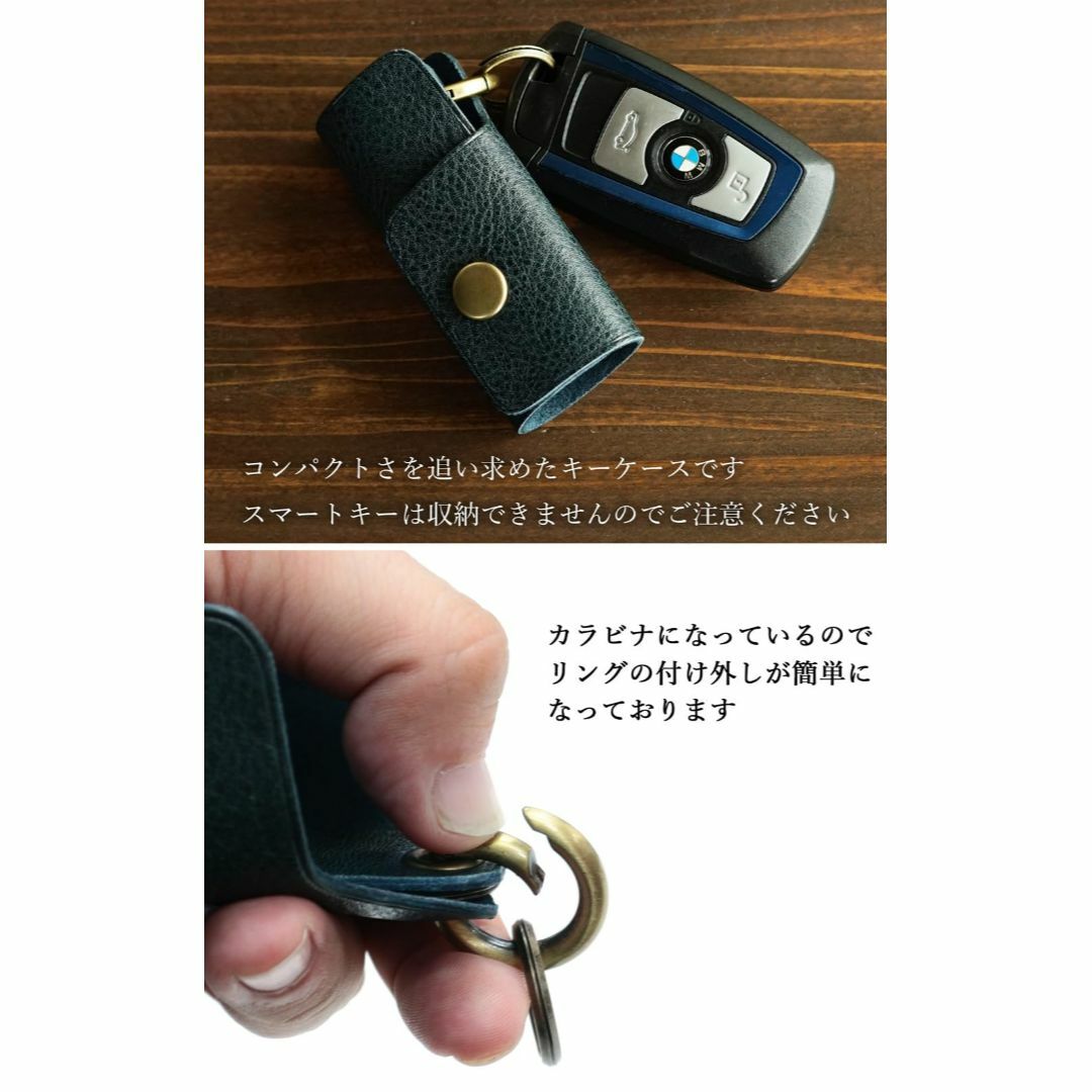 【色:ターコイズ】[Prof Line] フライン キーケース コンパクト メン メンズのバッグ(その他)の商品写真