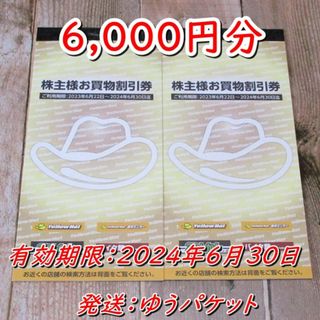 イエローハット 株主優待券 6000円分 割引券◆2りんかん・バイク館