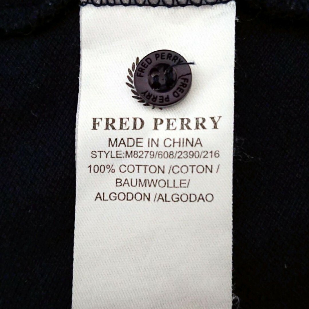 FRED PERRY(フレッドペリー)の希少 フレッドペリー ワンポイント 刺繍 ロゴ アーガイル 柄 半袖 ポロシャツ メンズのトップス(ポロシャツ)の商品写真