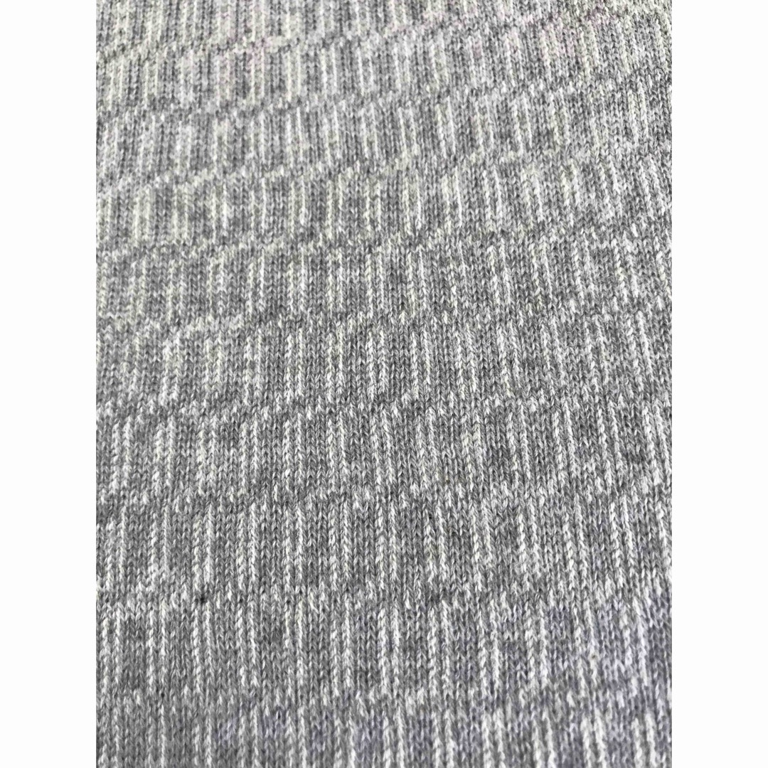 ニット生地　裏毛ジャガード　杢グレー　MT008 ハンドメイドの素材/材料(生地/糸)の商品写真