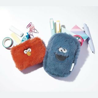 セサミストリート(SESAME STREET)の[新品]SPRING 4月号付録 セサミストリート ふわふわポーチセット(ポーチ)