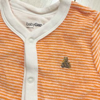 ベビーギャップ(babyGAP)のbabyGap⭐︎ロンパース⭐︎70⭐︎パイル素材(ロンパース)