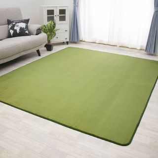 新品 ラグ  カーペット  200×250cm グリーン(ラグ)