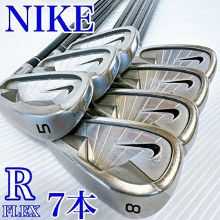 ナイキ(NIKE)のナイキ　NDS　アイアンセット　7本　純正カーボン（R）／初心者推奨・メンズ用(クラブ)