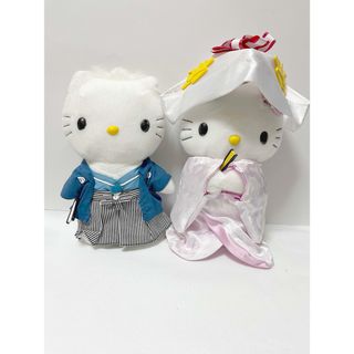 ハローキティ(ハローキティ)のハローキティ 夫婦 ぬいぐるみ マクドナルド コラボ 非売品　(ぬいぐるみ)