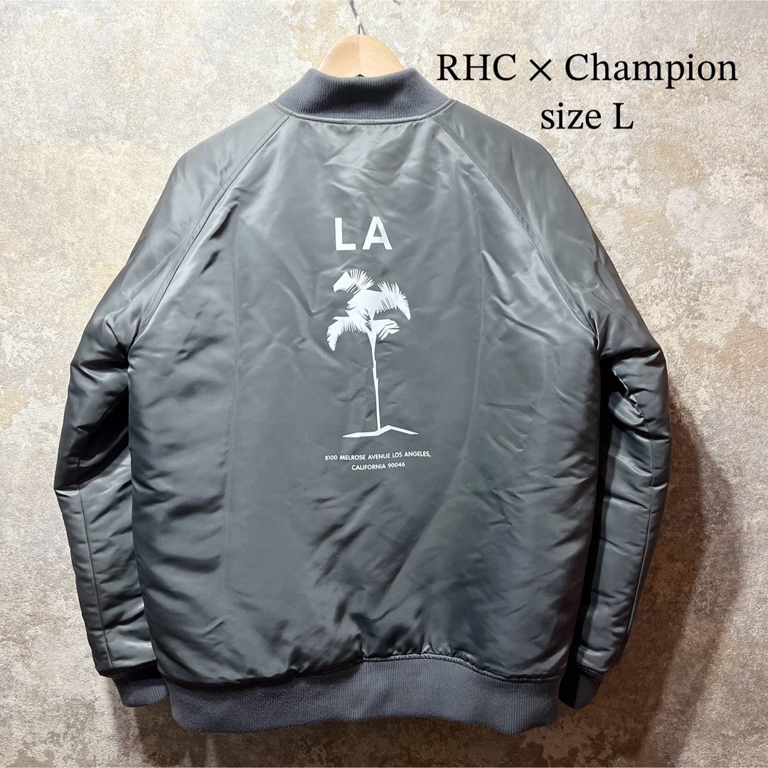 Ron Herman(ロンハーマン)のRHC × Champion ロンハーマン チャンピオン MA-1 メンズのジャケット/アウター(フライトジャケット)の商品写真