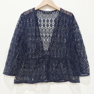 ZARA - ZARA ザラ レース ジャケット カーディガン サマージャケット L 総レース