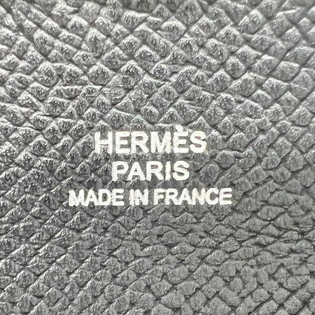 Hermes(エルメス)のHERMES エルメス バスティア　A刻印 コインケース ブラック レザー レディースのファッション小物(コインケース)の商品写真