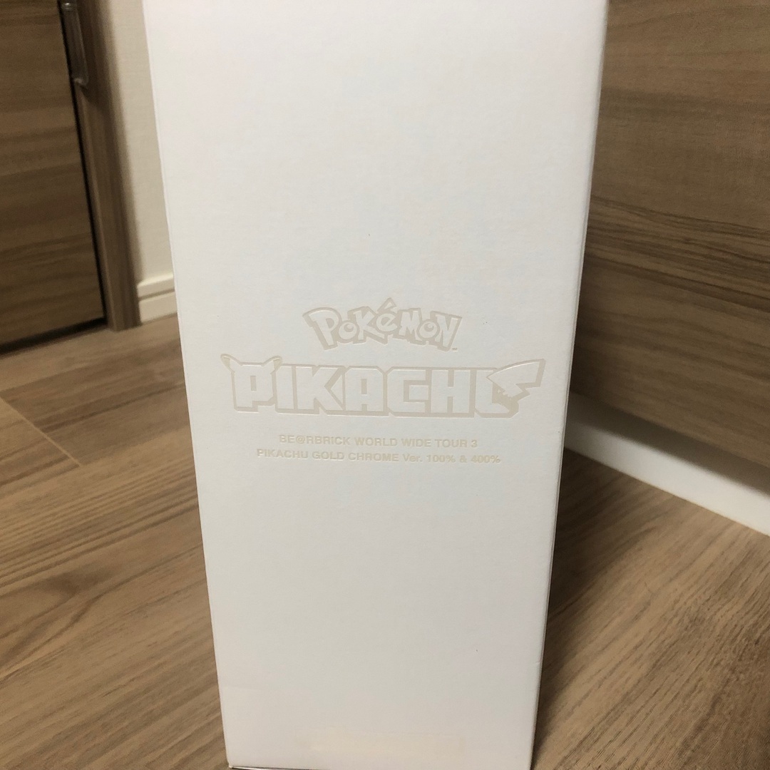 MEDICOM TOY(メディコムトイ)のBe@rbrick ピカチュウGOLD CHROME100%&400% ハンドメイドのおもちゃ(フィギュア)の商品写真