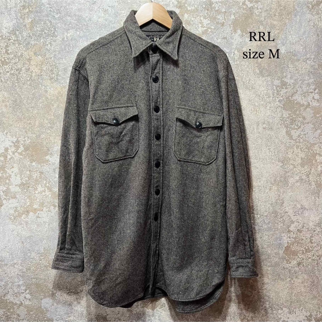 RRL(ダブルアールエル)のUSA製 RRL ダブルアールエル ウールシャツ ジャケット メンズのトップス(シャツ)の商品写真