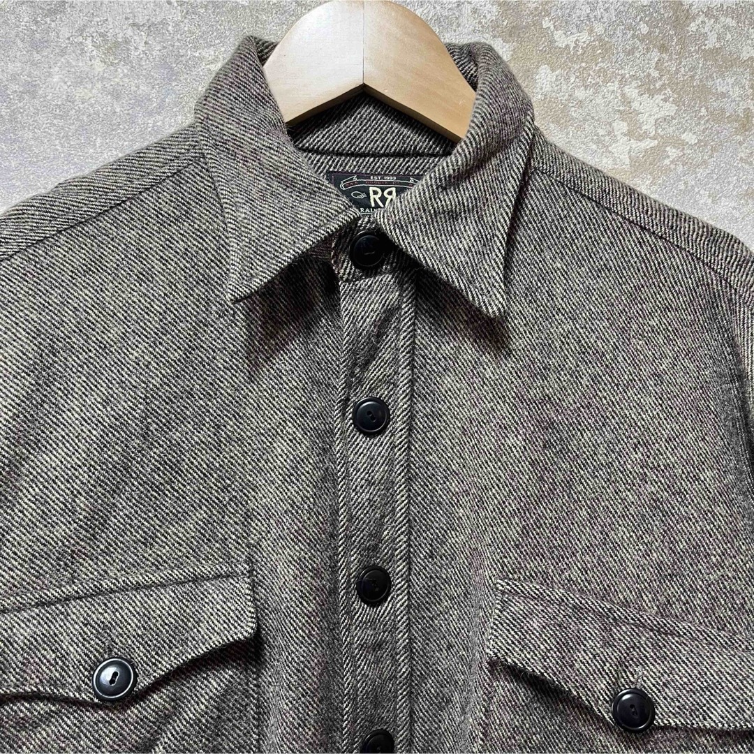 RRL - USA製 RRL ダブルアールエル ウールシャツ ジャケットの RRL - USA製 RRL ダブルアールエル ウールシャツ ジャケットの