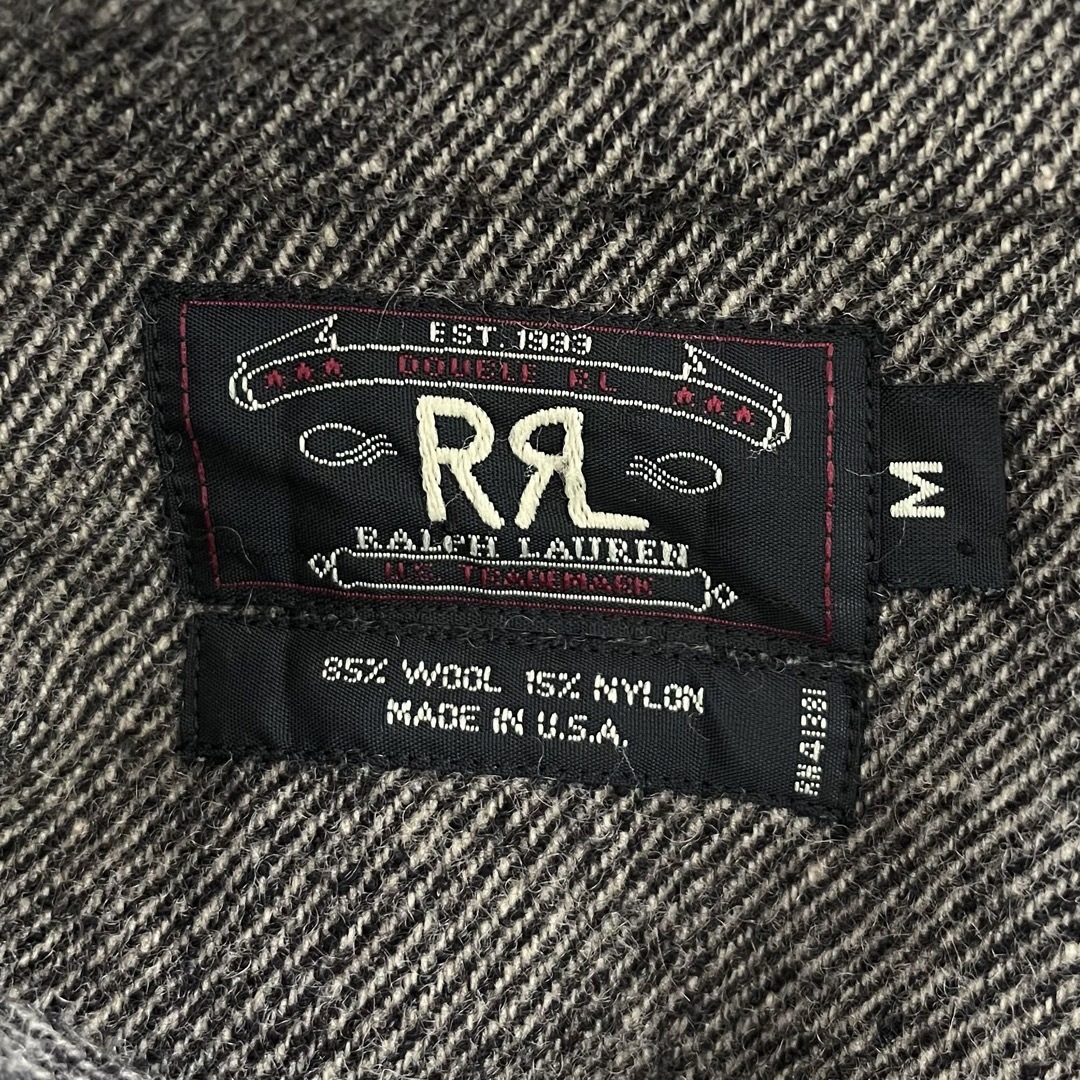 RRL - USA製 RRL ダブルアールエル ウールシャツ ジャケットの RRL - USA製 RRL ダブルアールエル ウールシャツ ジャケットの