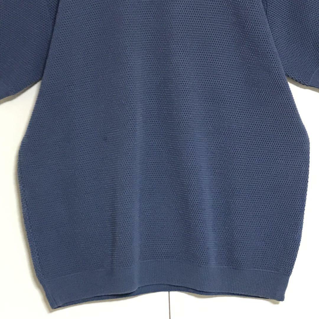 【日本製】ユナイテッドアローズ　半袖ニットセーター　くすみカラー　H875 メンズのトップス(ニット/セーター)の商品写真