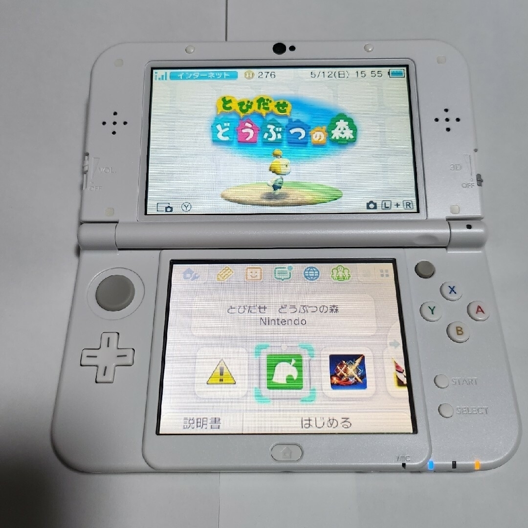 ニンテンドー3DS(ニンテンドー3DS)のNintendo 3DS LL　本体　ホワイト エンタメ/ホビーのゲームソフト/ゲーム機本体(家庭用ゲーム機本体)の商品写真