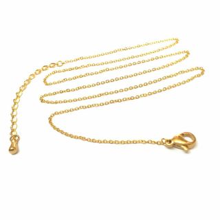 349 316ステンレス 1.5mm ネックレスチェーン(ネックレス)