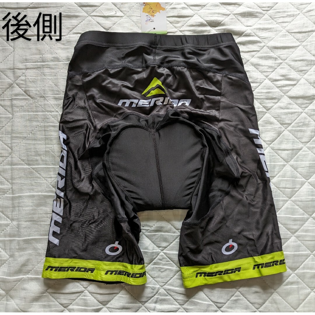 MERIDA(メリダ)のMERIDA サイクルパンツ(XL)TEAM shorts 未使用 スポーツ/アウトドアの自転車(ウエア)の商品写真