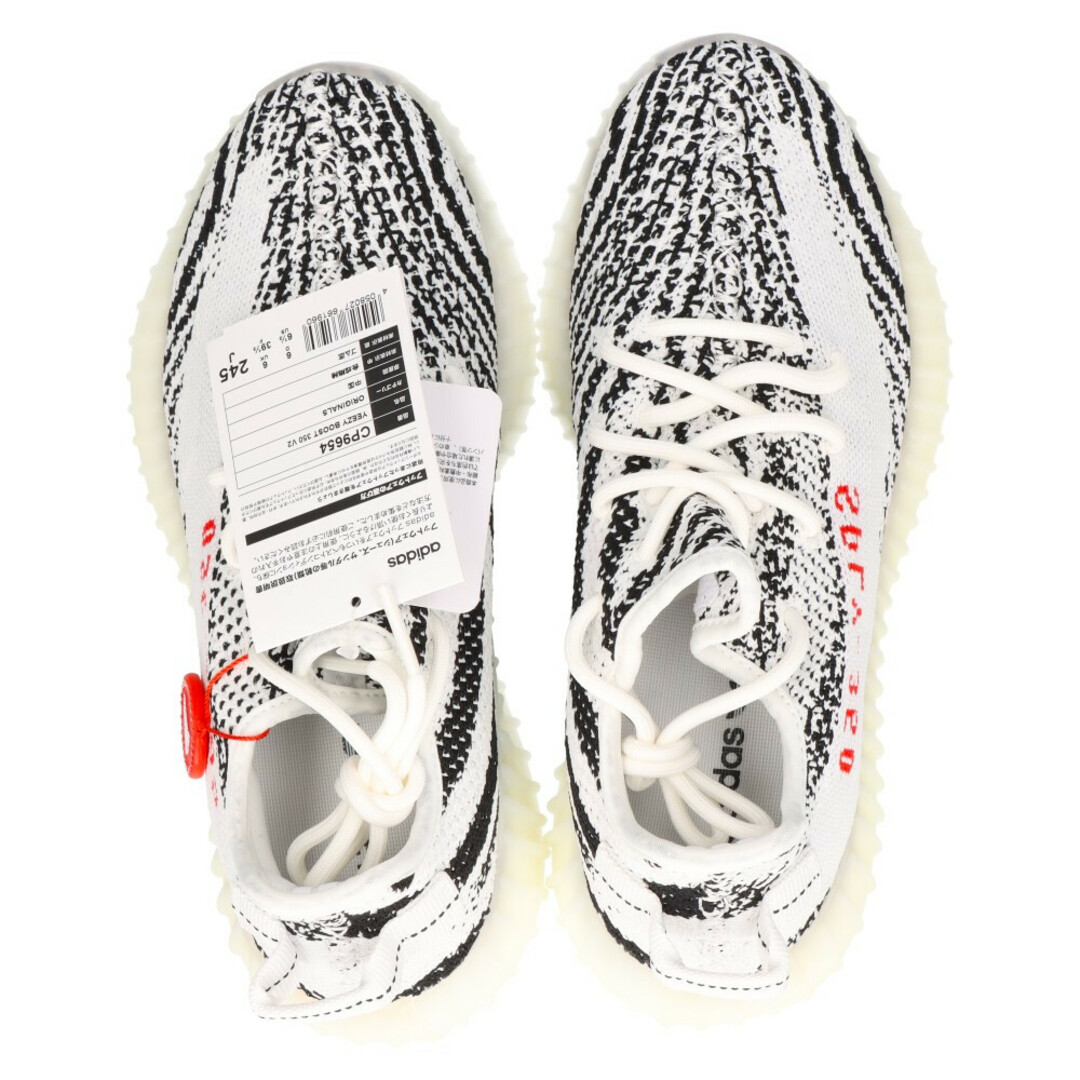 adidas(アディダス)のadidas アディダス YEEZY BOOST 350 V2 ZEBRA CP9654 イージーブースト 350 V2 ゼブラ ローカットスニーカーホワイト/ブラック US6.5/24.5cm レディースの靴/シューズ(スニーカー)の商品写真